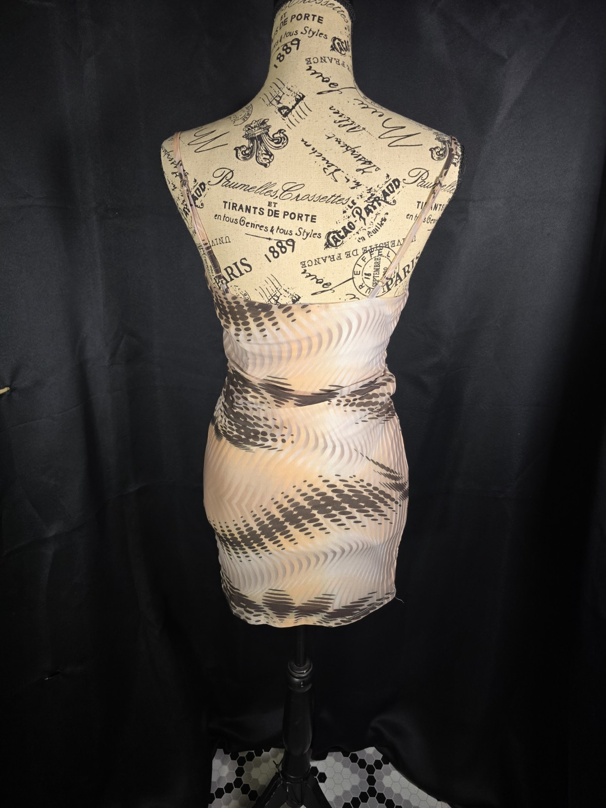 Forever 21 Multi Nude Colored Mini Dress Women’s Size Small