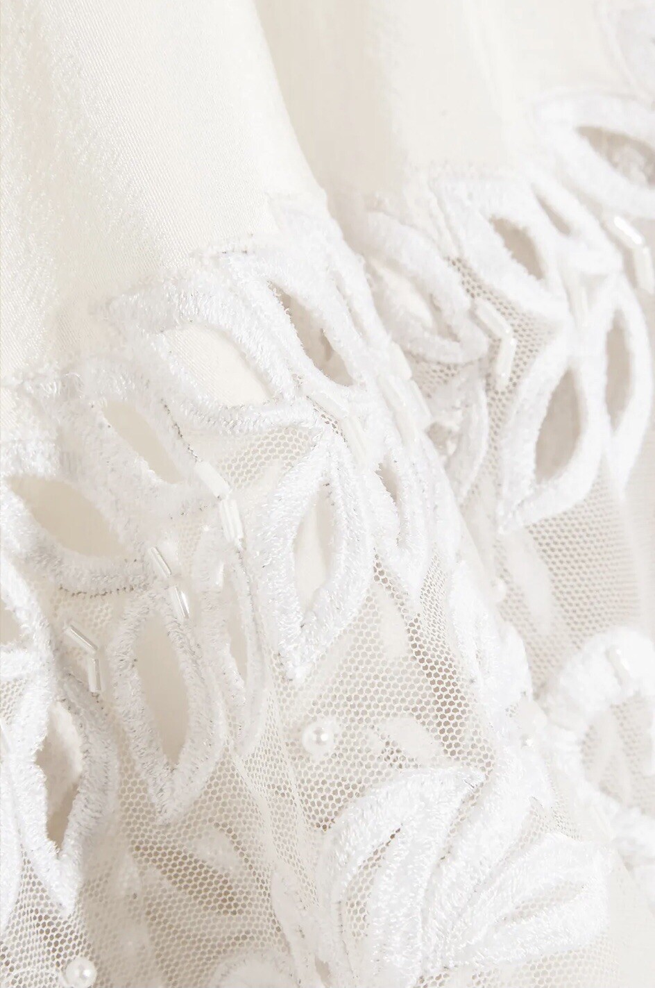 NWT Temperly London Embellished Silk Crepe De Chine Wedding Dress Size 2