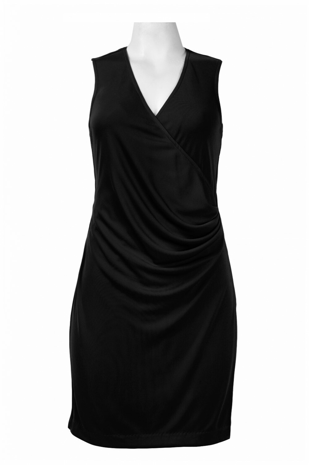 Cocktail LBD Size L Little Black Dress V Neck Draped Knit Walter Baker NWT