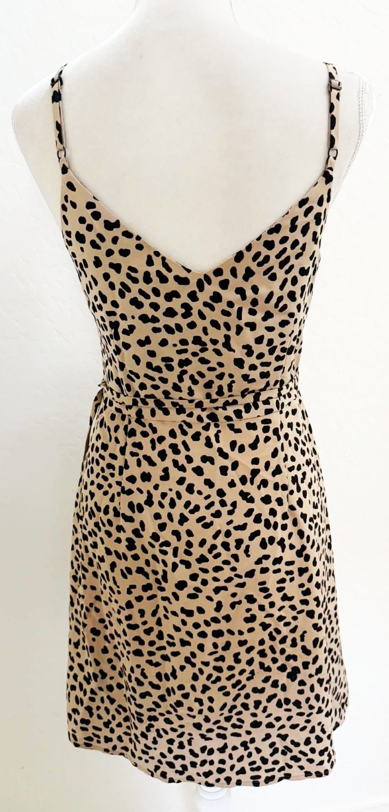 NEW Sactuary Small Leopard Wrap Dress Sundress Casual Brunch Date Travel Boho