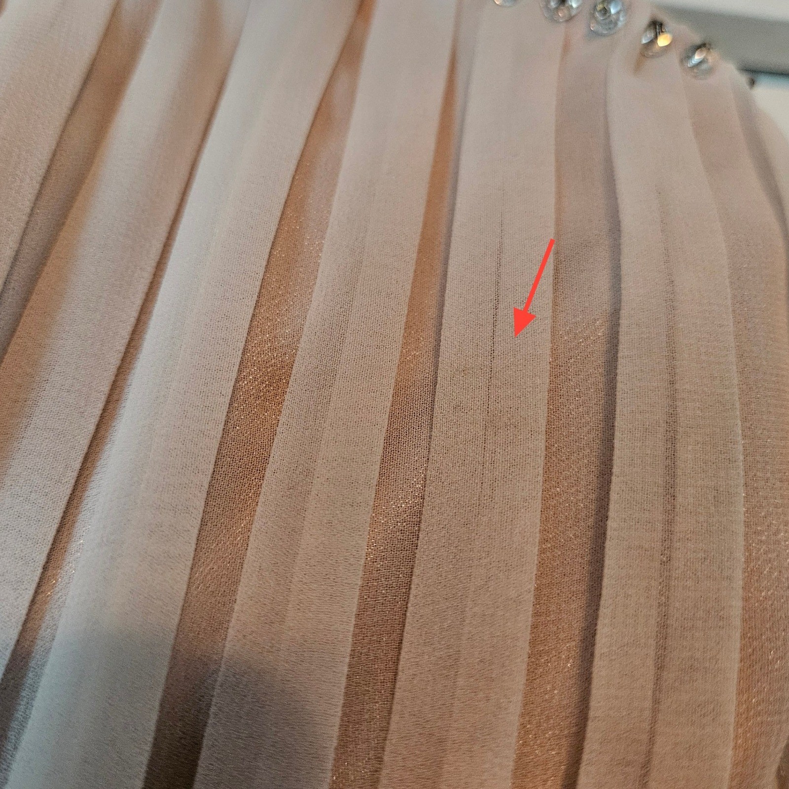 H&M Strapless Rhinestone Pleated Cocktail Dress Size 12 Feminine Wedding Guest