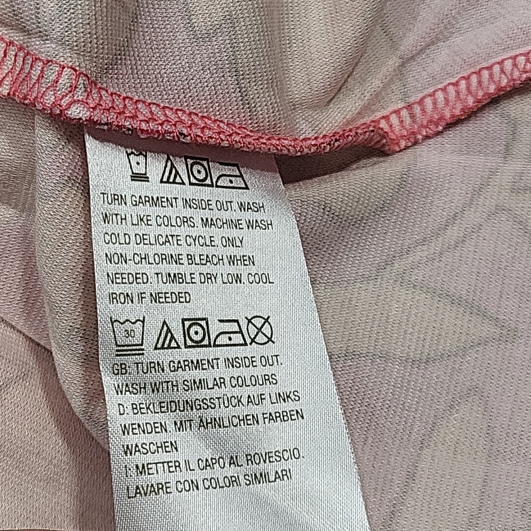 Isaac Mizrahi Live Allover Printed Modern Dress Petite Large Sz Pink Trendy Top