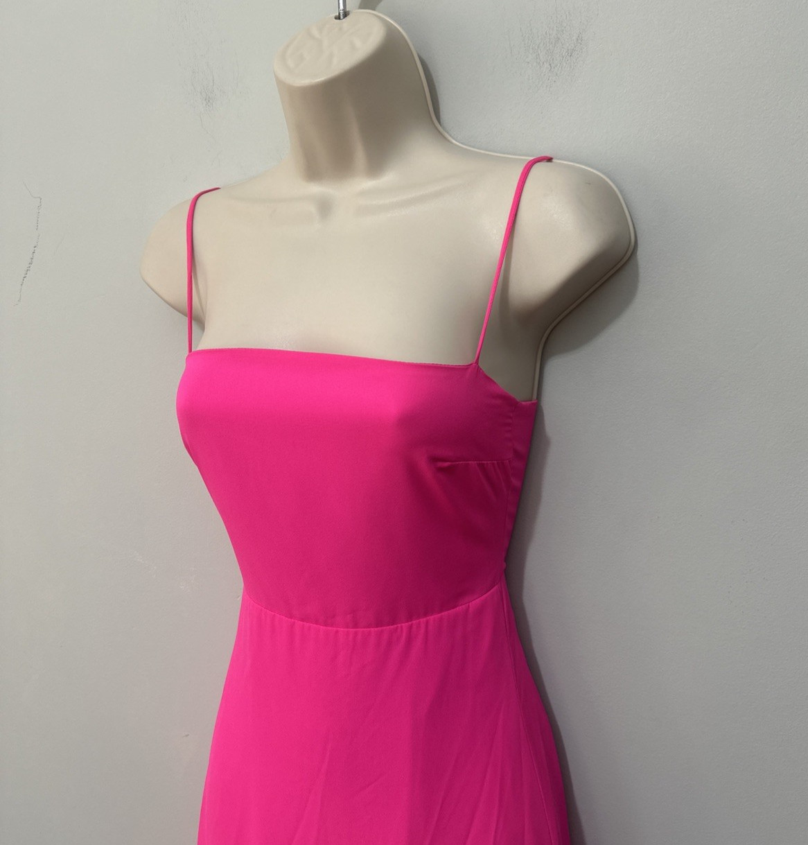 Superdown Dress Womens XS Pink Addison Maxi Indie Cocktail Formal Wedding Guest