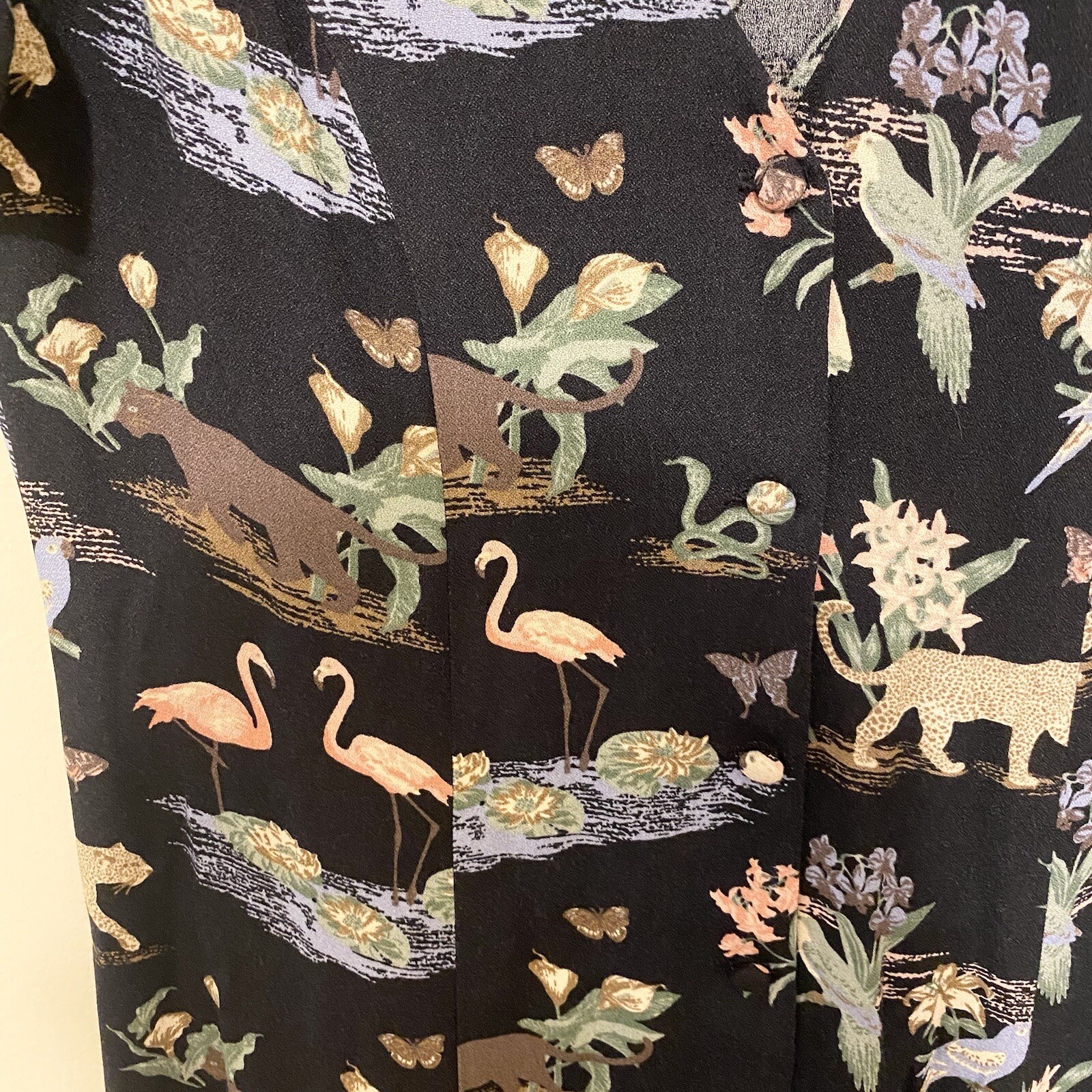 Reformation Locklin midi dress in Brasilia jungle Animal 0 Cottage Folk Boho