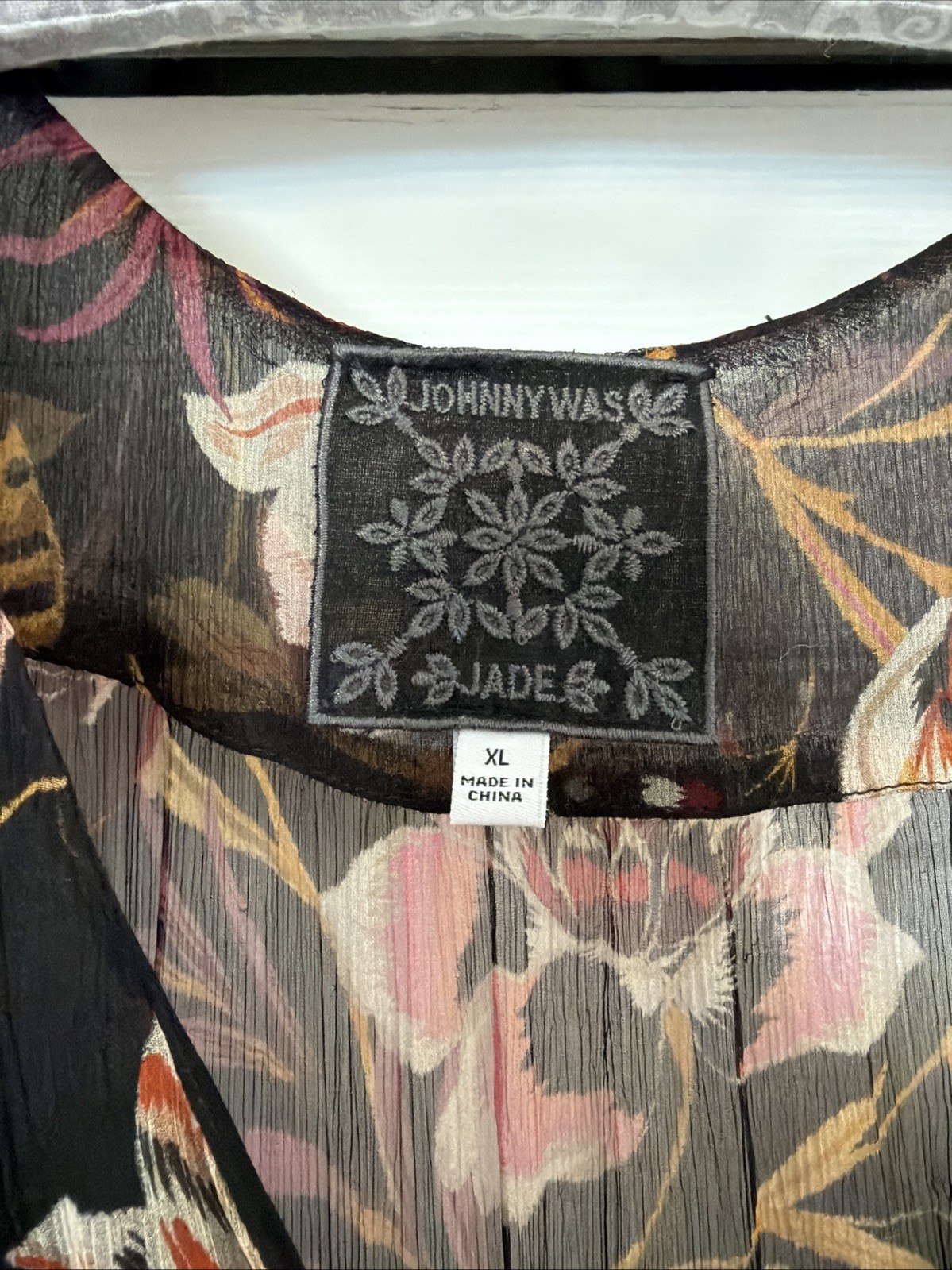 Gorgeous Johnny Was Sucre Silk Max Dress, XL