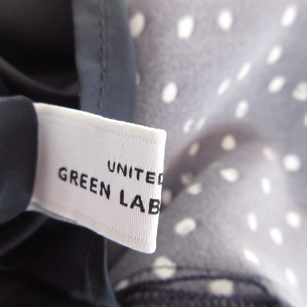 GREEN LABEL RELAXING United Arrows CS Cache-Coeur Dress in Navy Women USED