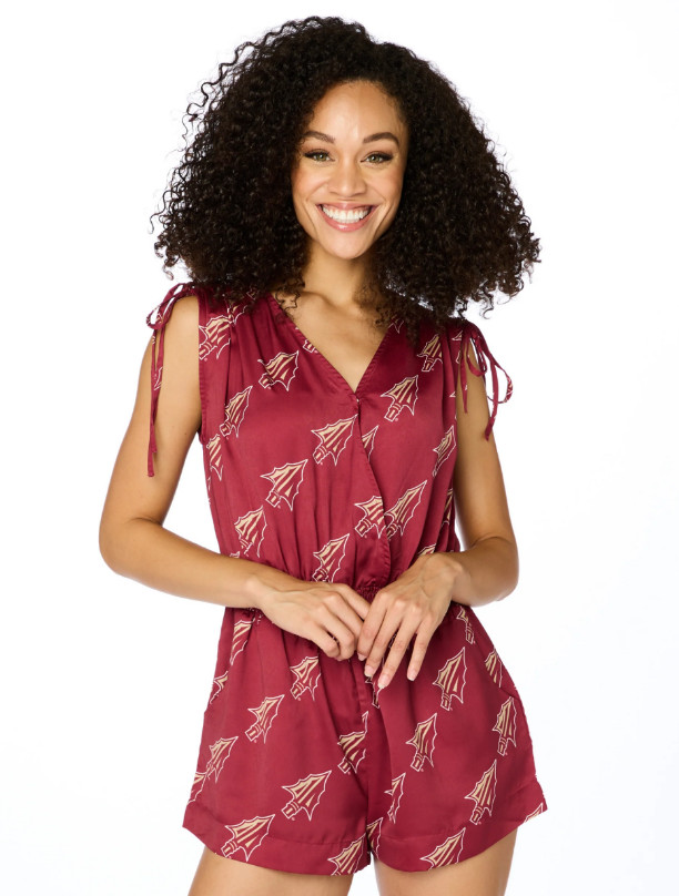 Stewart Simmons – The FSU Spear Poly Romper – Medium – NEW WITH TAGS