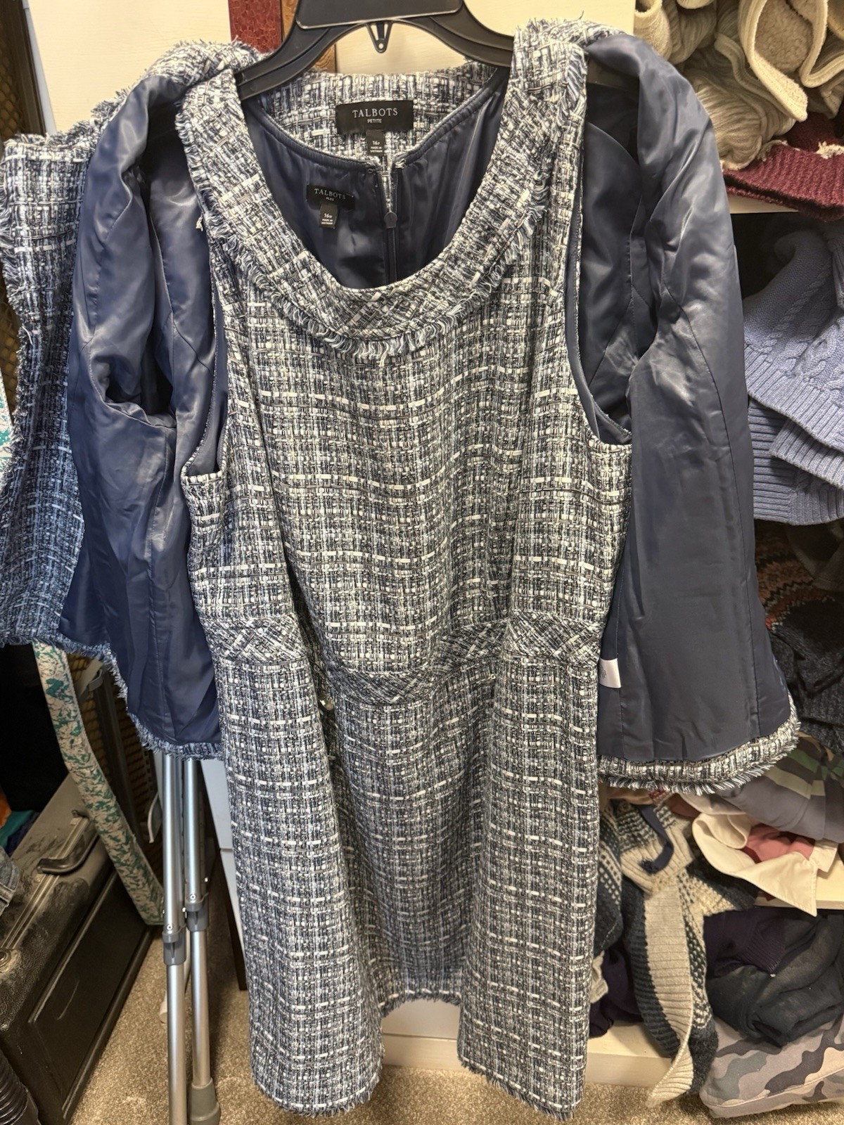 Talbots Dress With Jacket, Size 16
