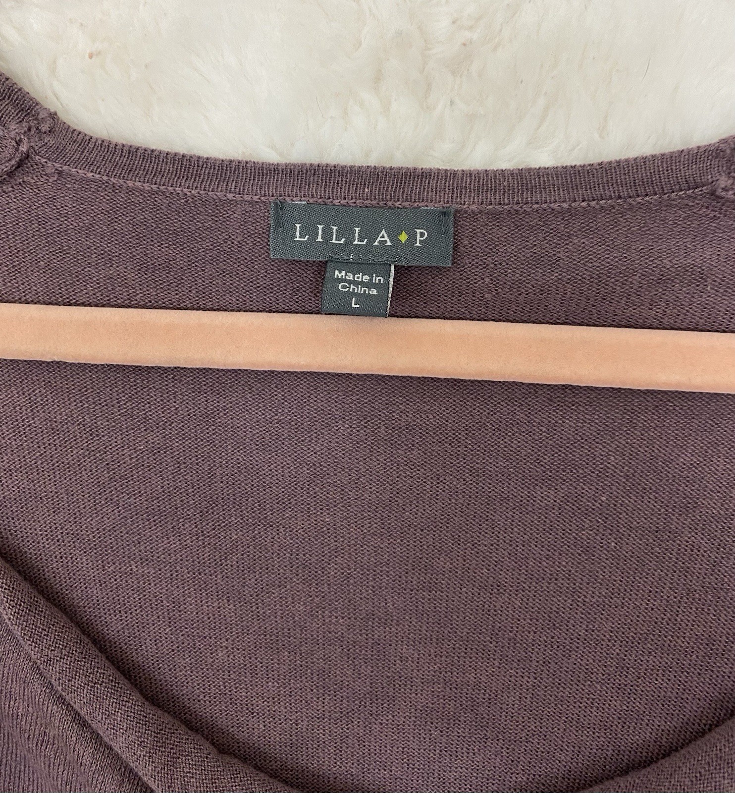 Lilla P Womens Draped Neck Cashmere Blend Mini Sweater Dress Size Large $198