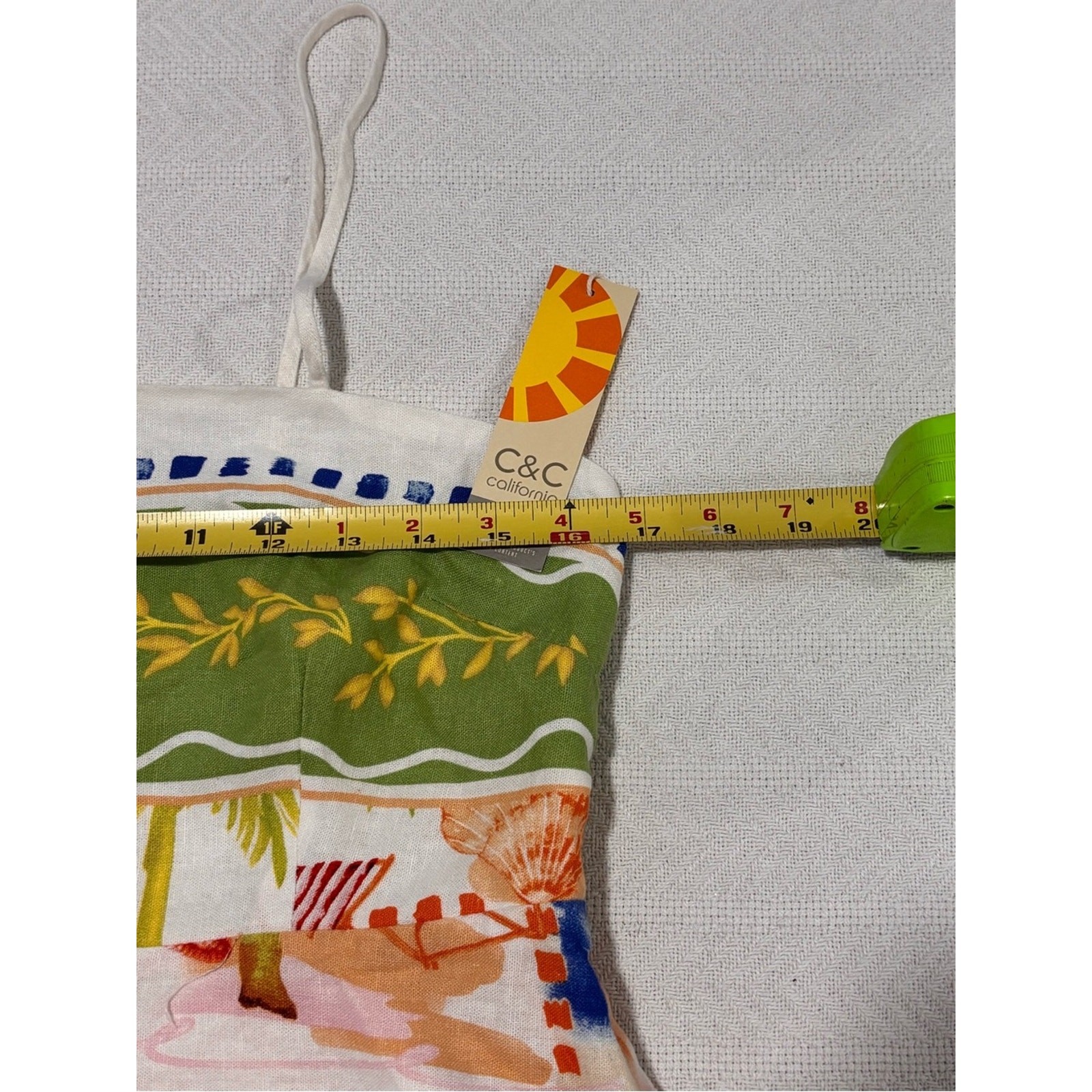 🩵🪻C&C California Multicolor Tropical Print Maxi Dress – Green, Pink, Blue