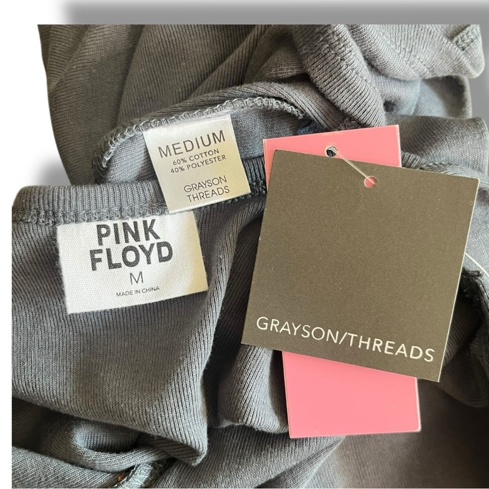Grayson Threads Pink Floyd graphic tee spaghetti strap summer dress size medium