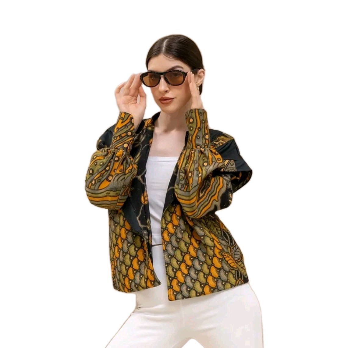 Catalia – Aruna Batik Jacket Exclusive Modern Outerwear with Traditional