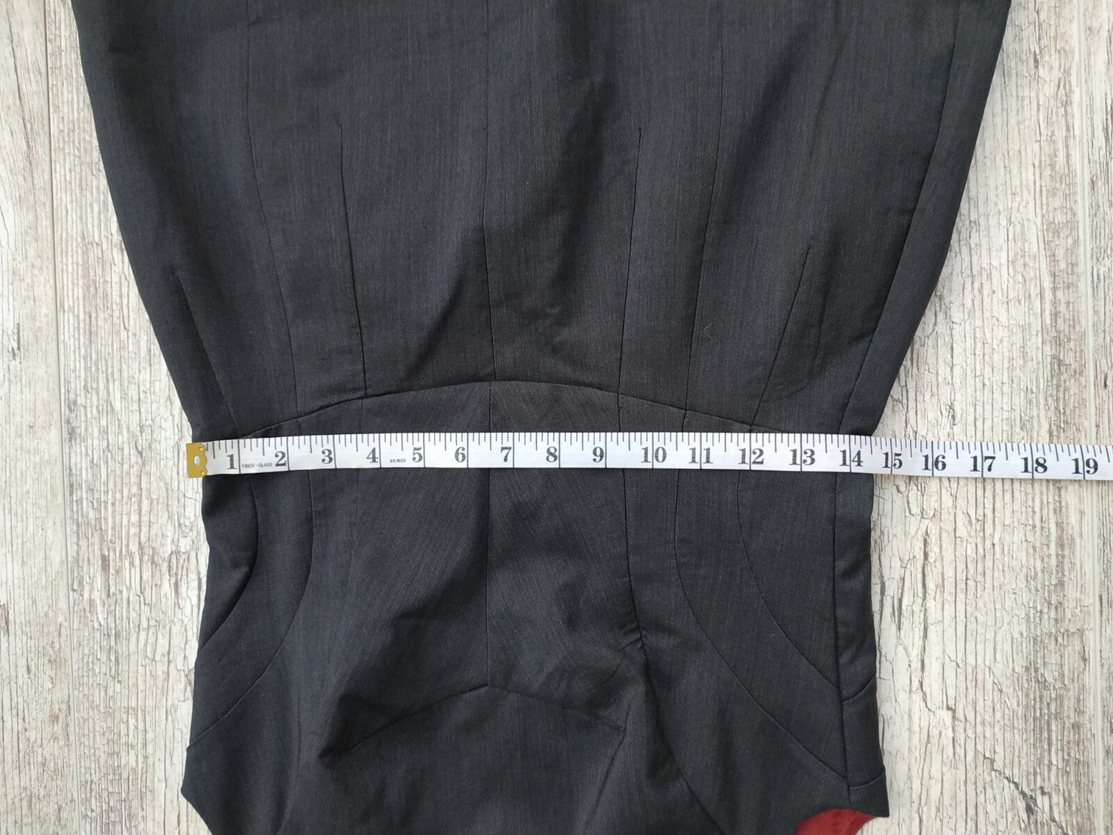 Paul Smith Grey 100% WOOL Shift Style Dress, Size 42