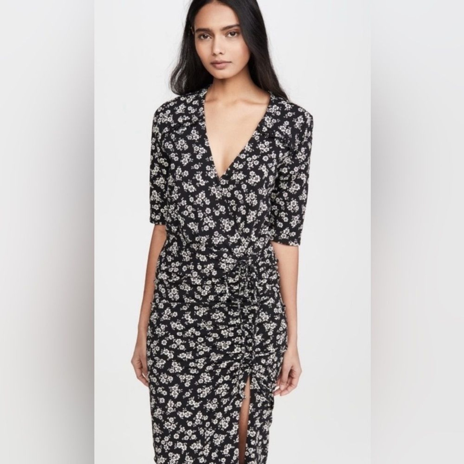 NWOT Veronica Beard Mariposa B&W Floral Dress Size S (Retail $298)