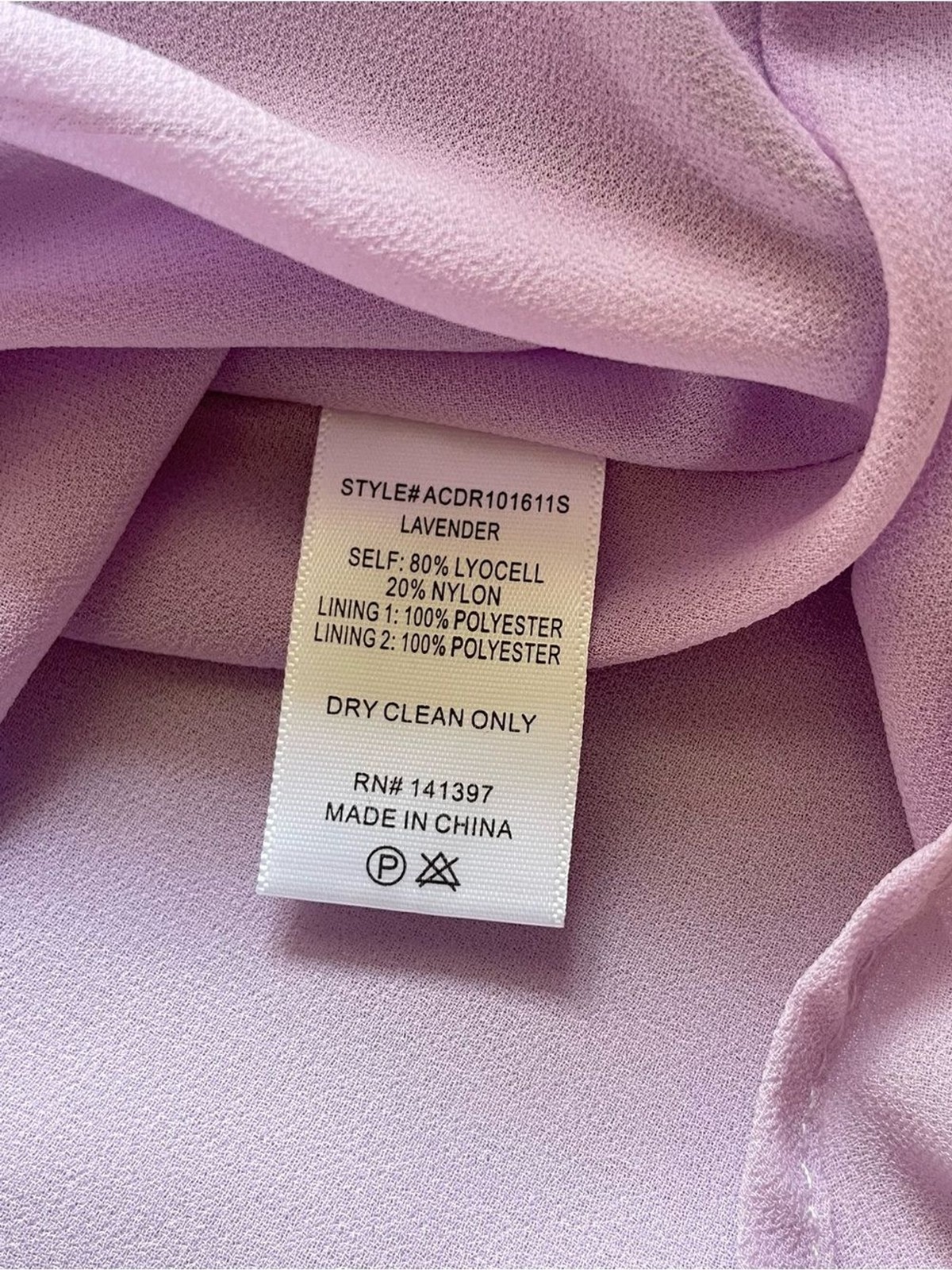 Astr Lavender Puff-Sleeve Smocked Mini Dress size Small, NWT