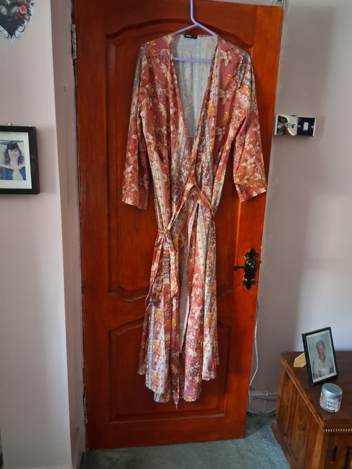 Hekka Bo Ho Maxi Wrapover Beach/Dress. Rose Pink Multicoloured . New.. XL.