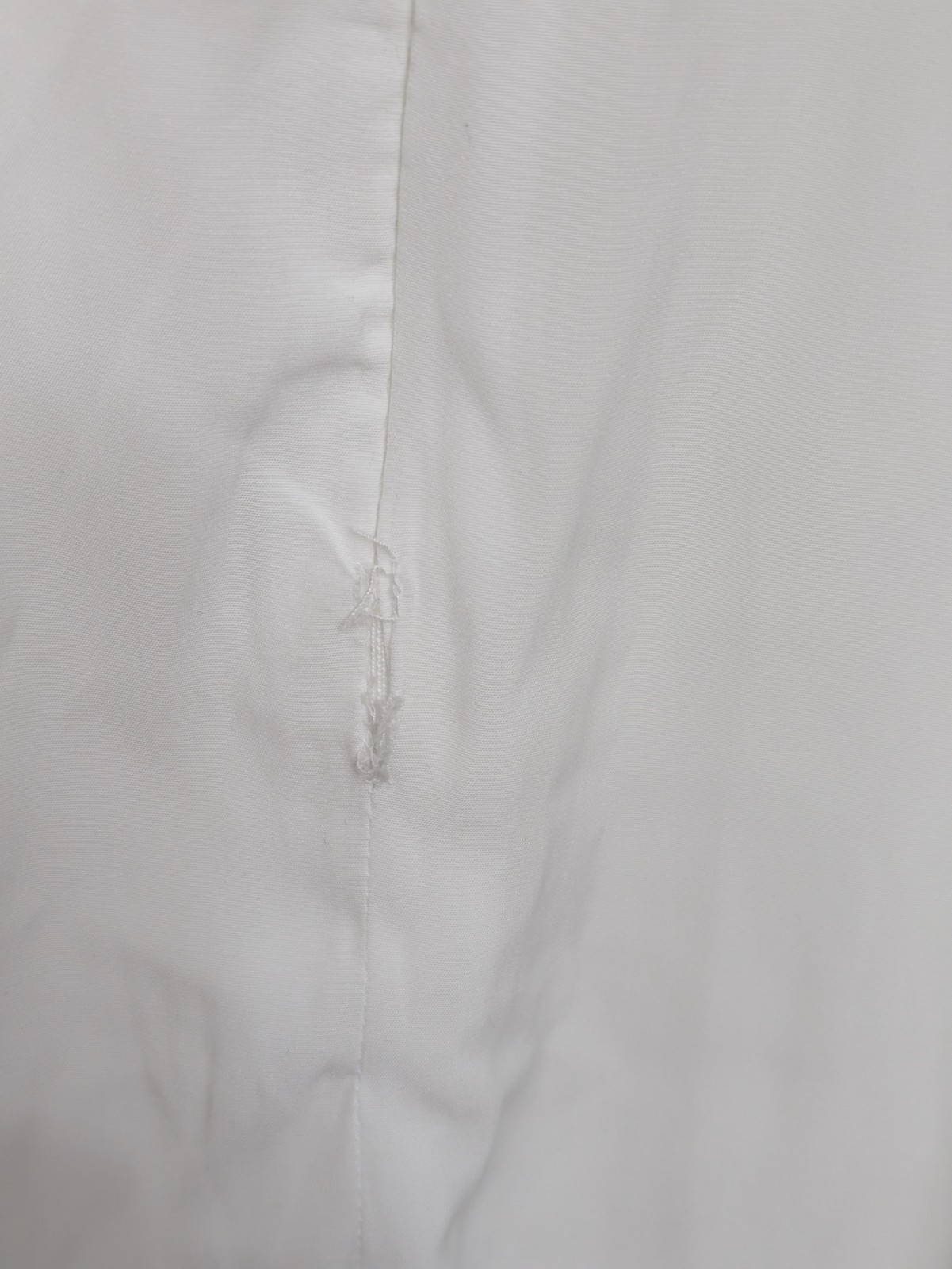 1.STATE White Puff Sleeve Mini Dress M NWT Off Tropic V Neck Hi Low MSRP $89