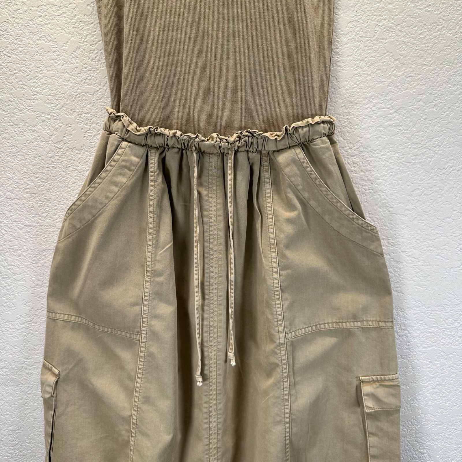Anthropology Daily Practice Be bold Racerback Twofer Dress Size XS Gorpcore