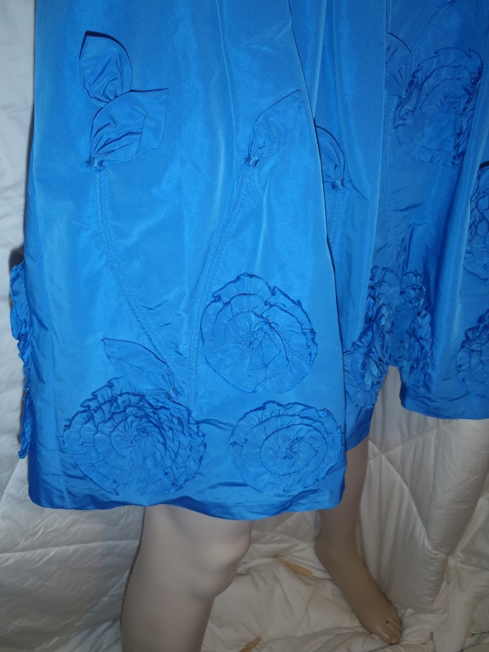NWOT Beautiful BCBG MAXAZRIA Strapless Taffeta Party Dress Larkspur Blue Size 8
