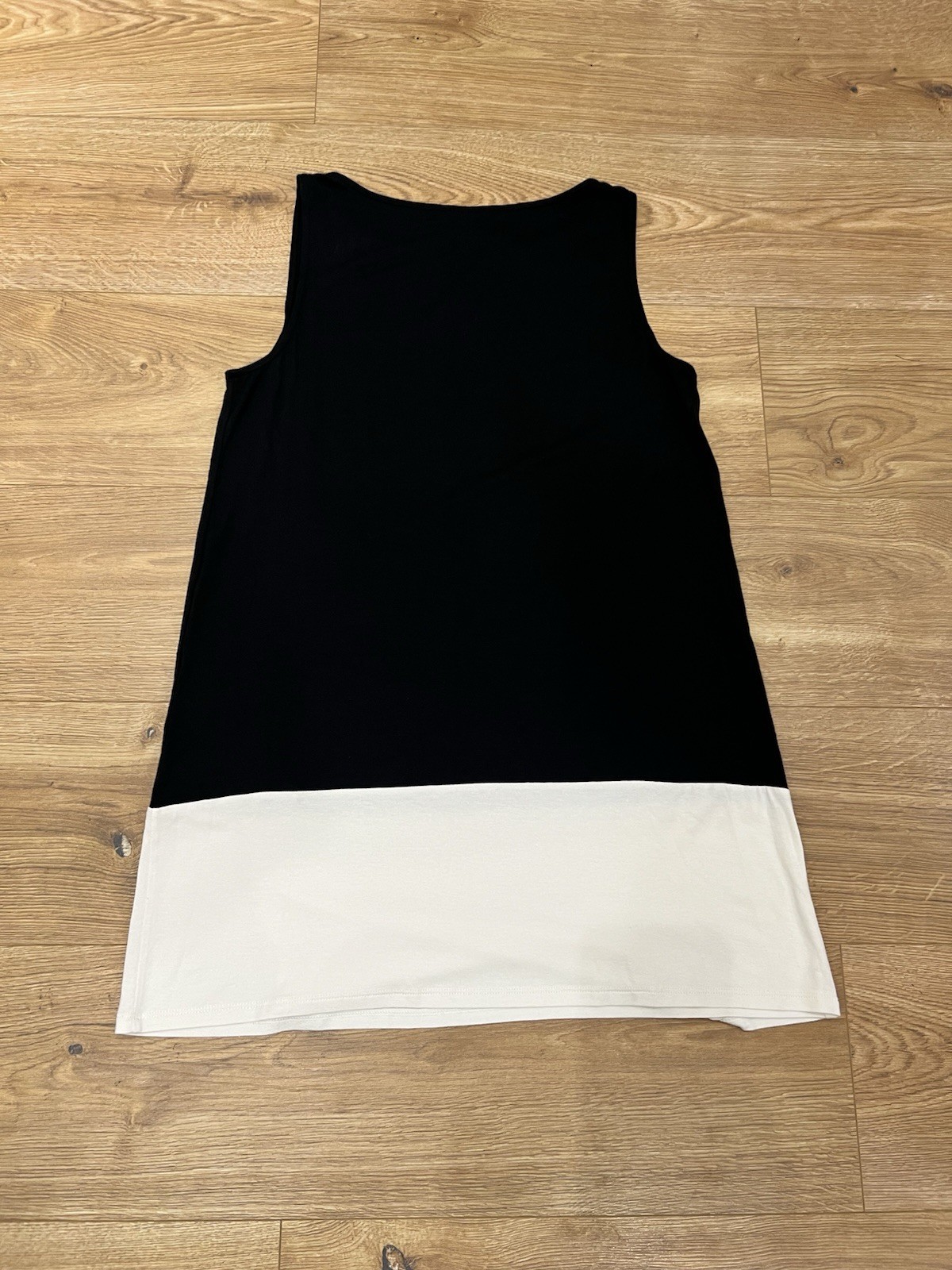 J. Jill Wearever Collection A-line Shift Dress Black Cream Women’s Small NWT