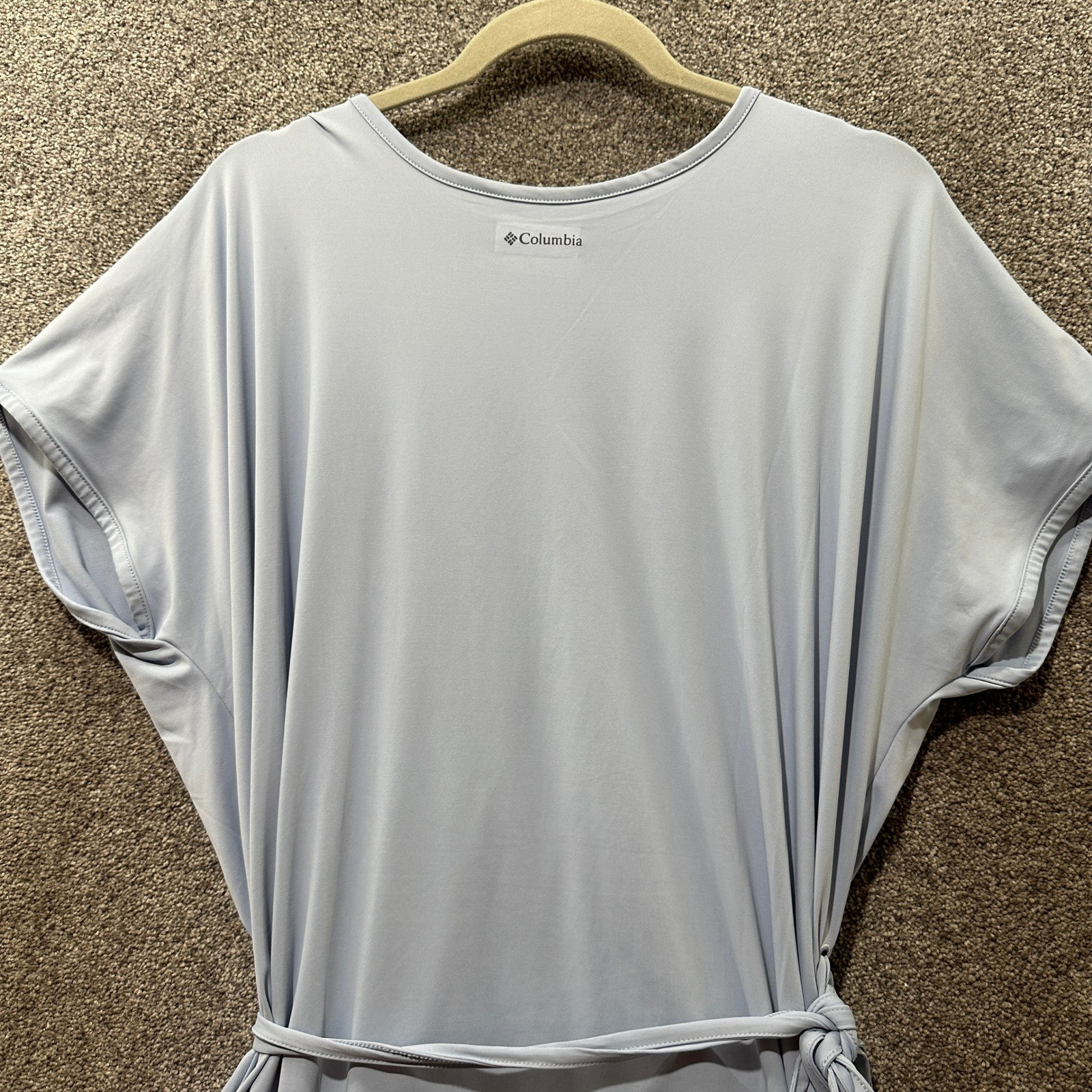 Columbia Omni-Freeze Chill River Wrap Dress XXL Blue UPF 50 Moisture Wicking