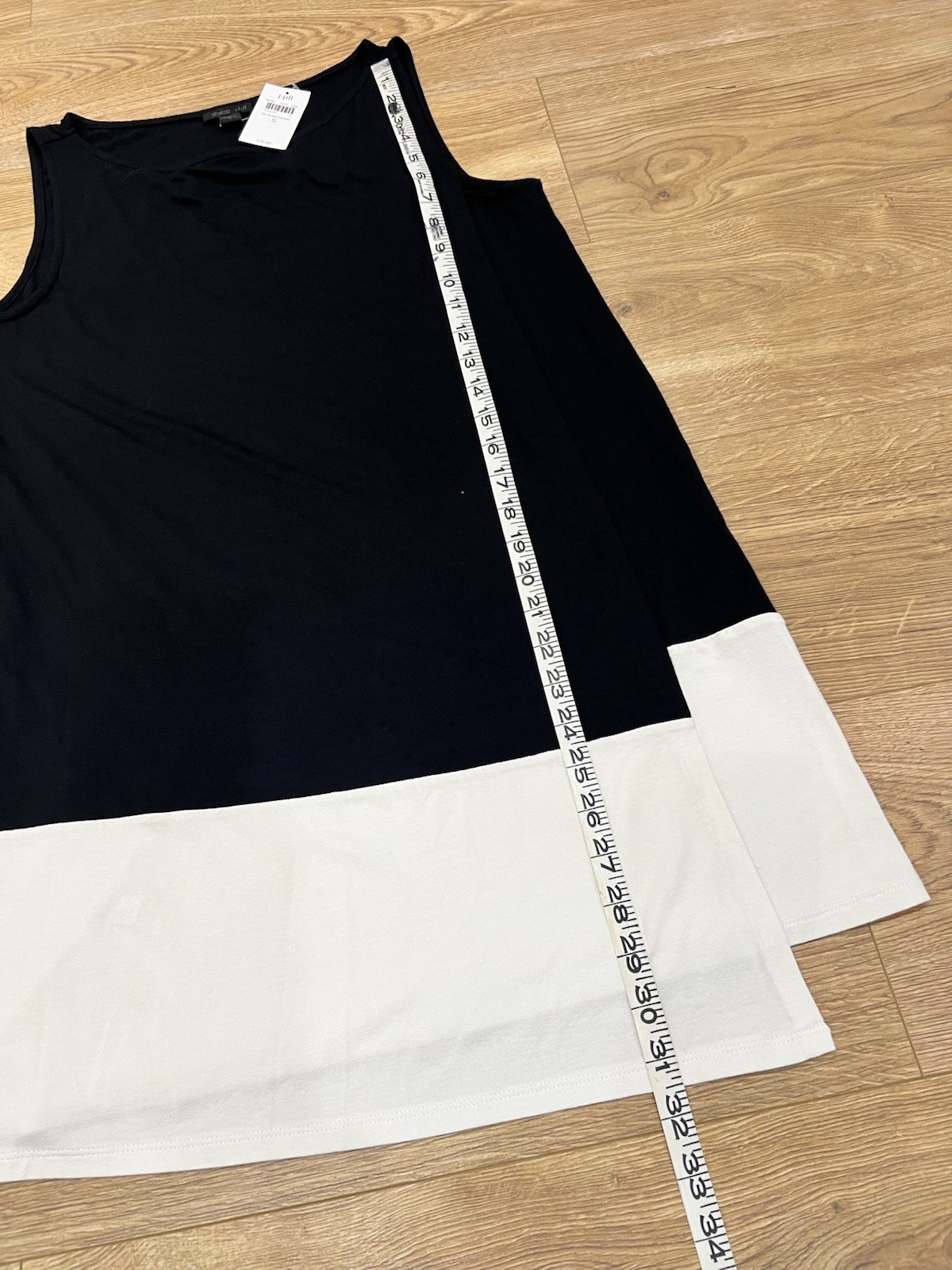 J. Jill Wearever Collection A-line Shift Dress Black Cream Women’s Small NWT