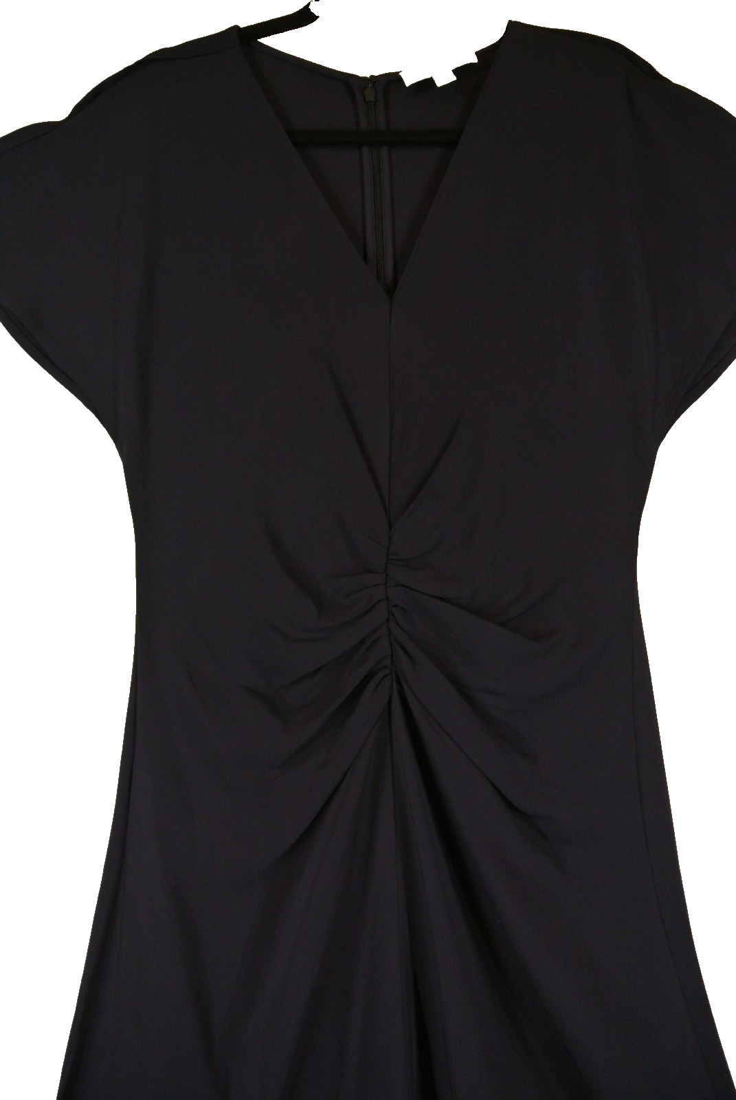 NEW, Reiss Rowe Ruched-Front Midi Dress in Navy Sz 8 #LD0269