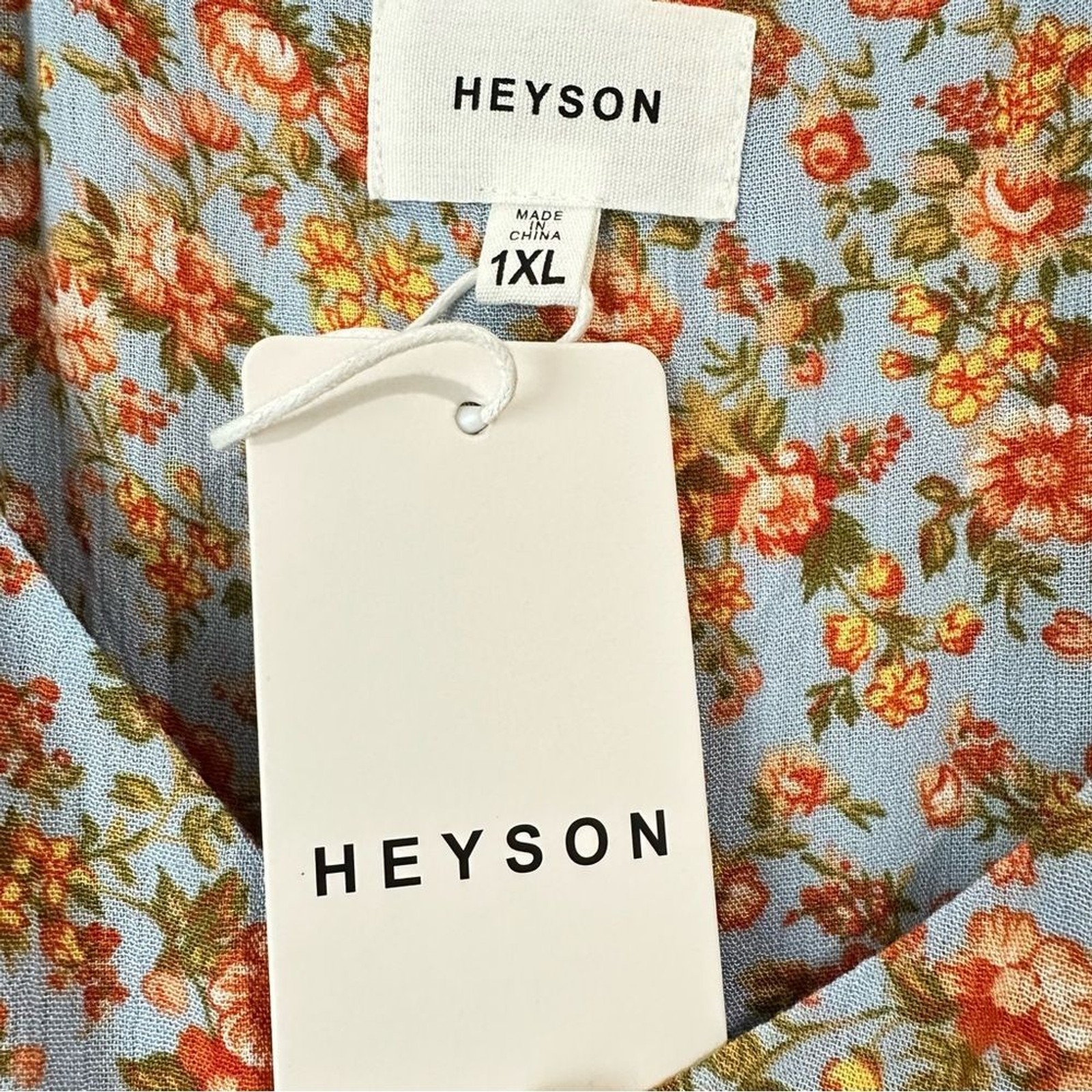 HEYSON Take Your Chances Full Size Floral Halter Neck Maxi Dress Size 1XL
