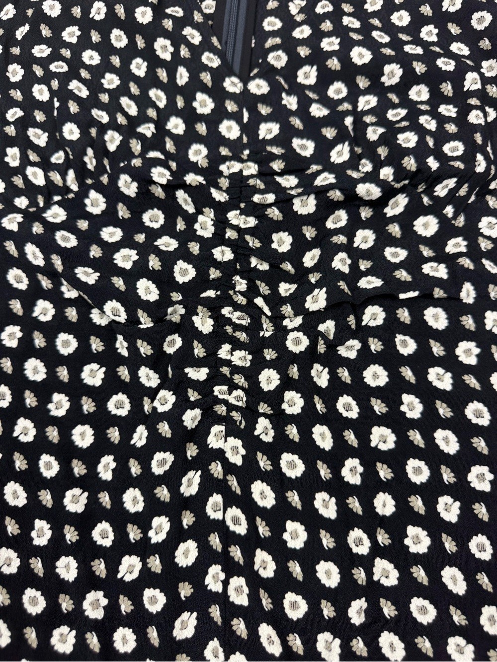 Madewell Black Mini Floral Dress
