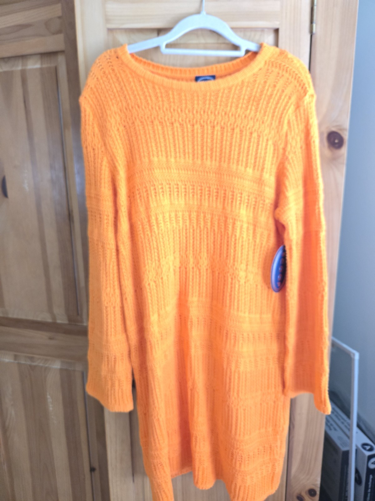 Scoop Dress, Size Large Crochet W/slip