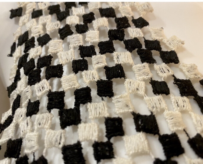 4K Chanel 2011 Cameron Black White Crochet Mini Dress 34 36 2 4 Top Tunic XS S
