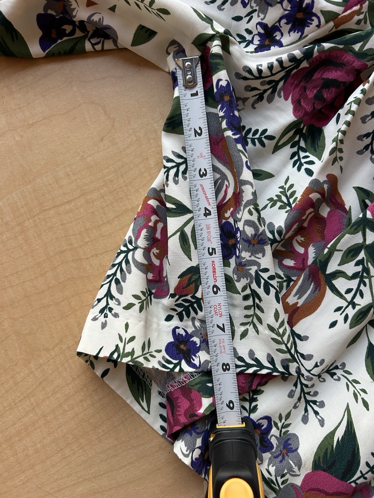 Vintage 80/90s Floral Linen Look Romper Double Breasted Cottagecore
