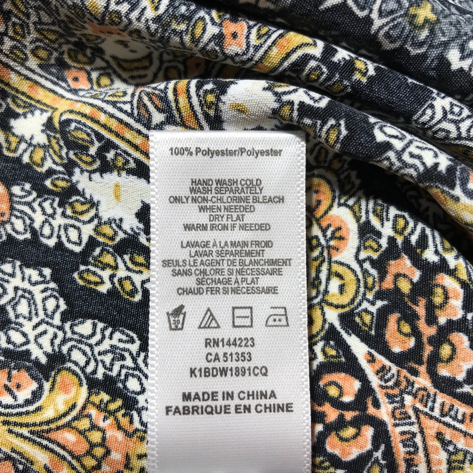 NWT Bishop + Young Woven Paisley Patchwork Wrap Dress Maxi in Black Combo XL