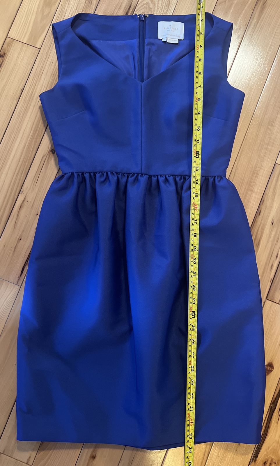 KATE SPADE Cupcake Skirt Sleeveless Dress Women’s Size 0 Lapis Blue