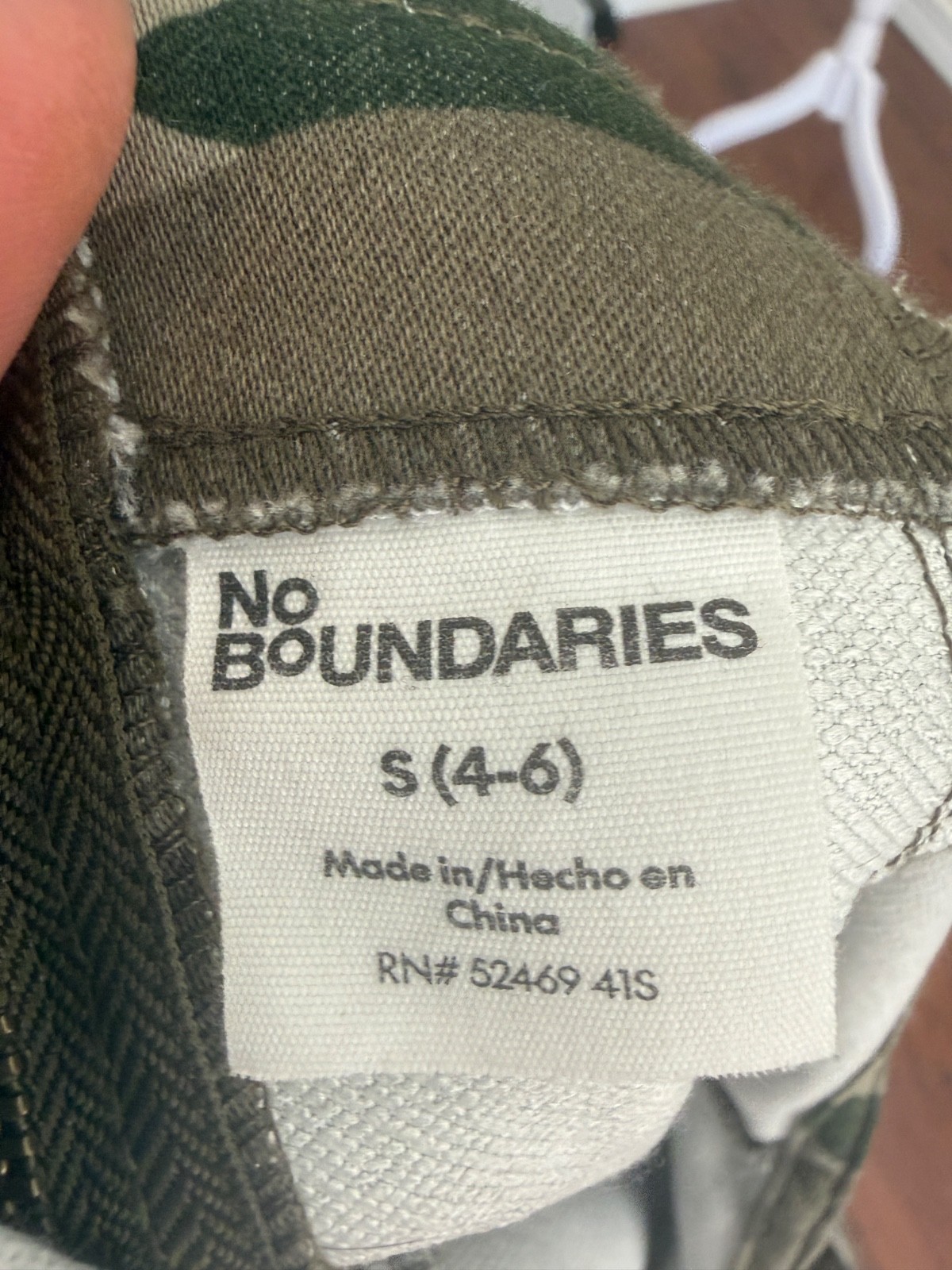 No Boundaries Camo Mini Dress NWT Small 4-6 Sleeveless Bodycon Utility