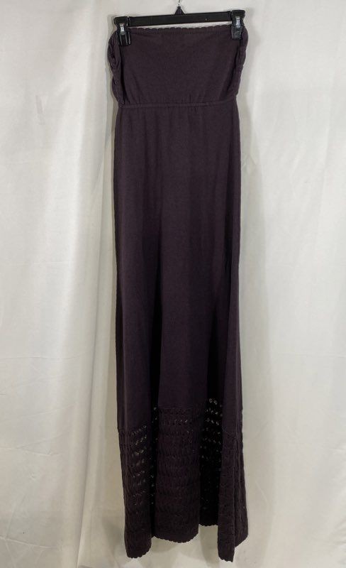 Ya-Ya Women’s Amethyst Siorra Halter Maxi Dress Silk Wool Cashmere Knit NWT Sz S