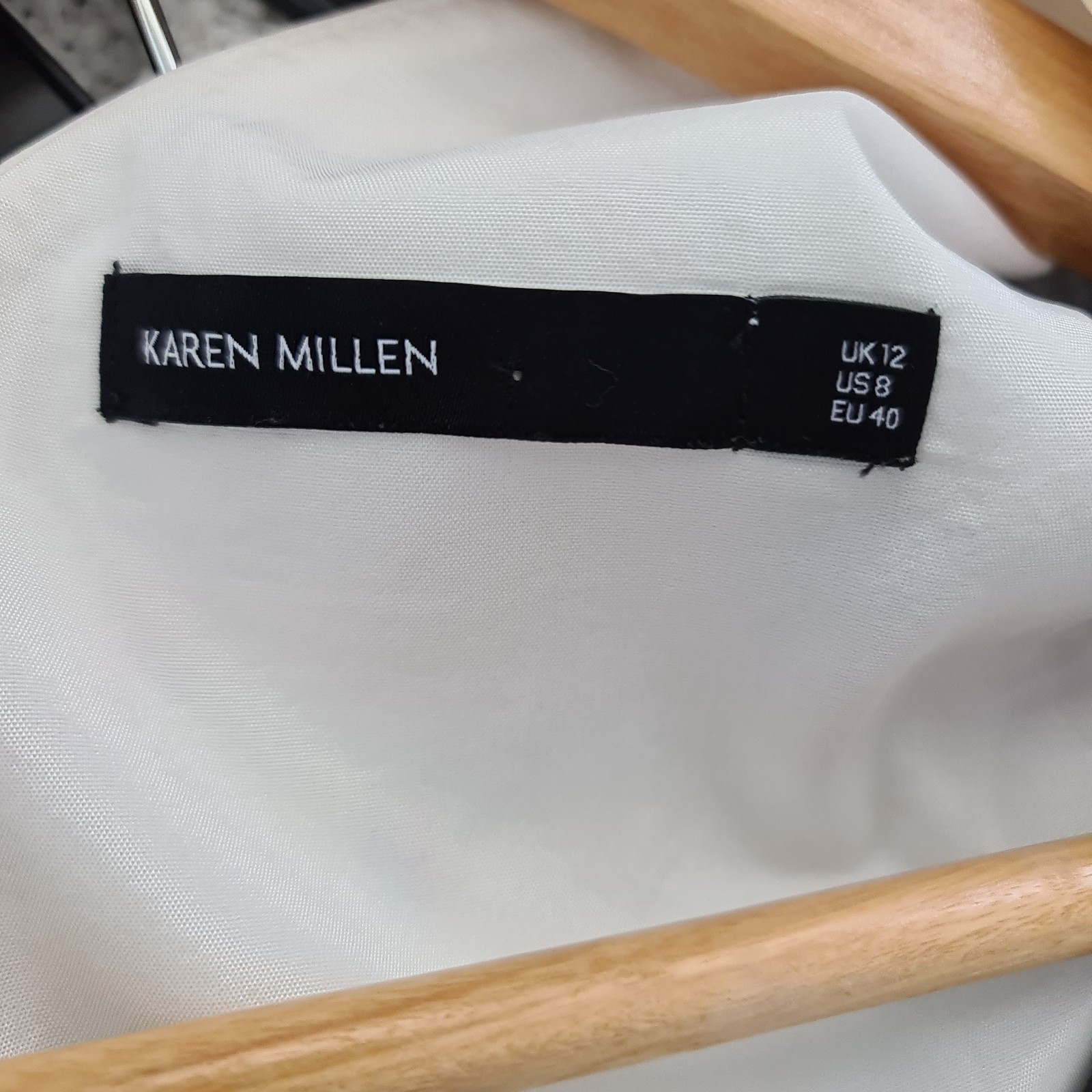Karen Millen Women’s Multicoloured Floral Orchid Bodycon Midi Dress – Size 10/12
