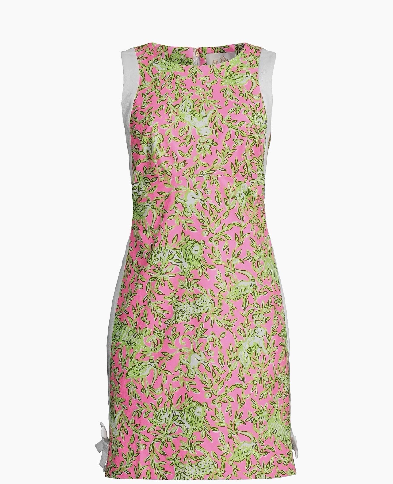NWT LILLY PULITZER BECKLER STRETCH SHIFT ROUSSEAU PINK MANE CHARACTER DRESS 14