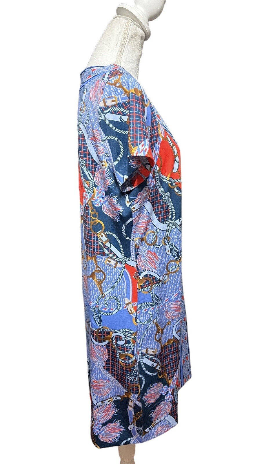 Gretchen Scott Jersey Split Neck Dress – Bordertown-Ditto Size Large