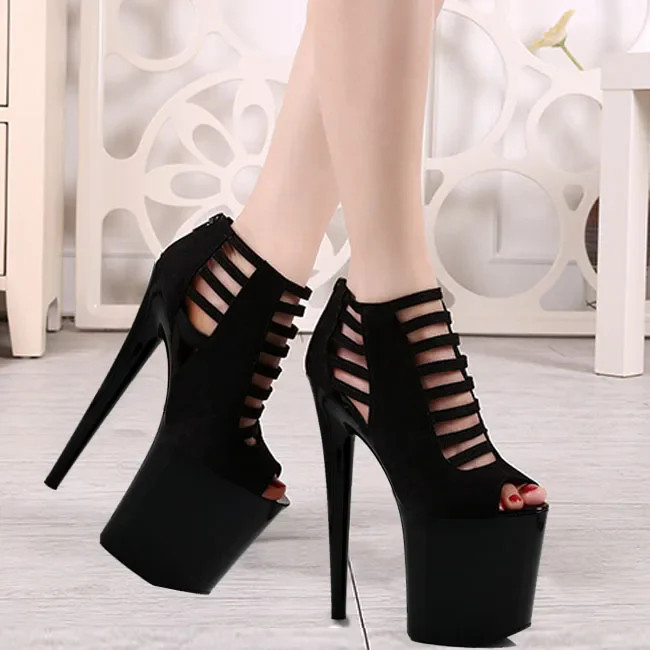 20cm Stiletto Full Dress Gothic Heels