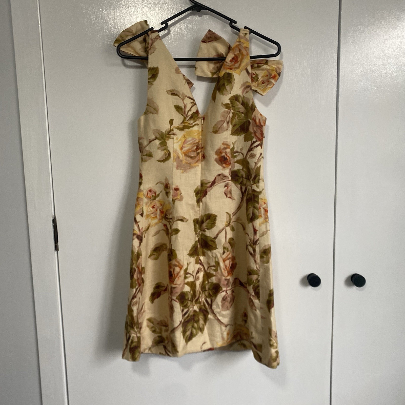Zimmermann Resistance Dress Size 0 / AU 8 / US 4 Tie Mini Autumn Floral Linen