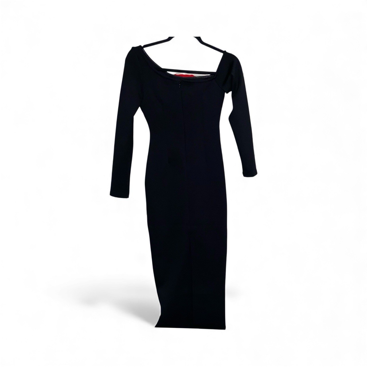 Bella Barnett Dress Womens Small Black Bodycon Bandage Cocktail Party 3D Flower