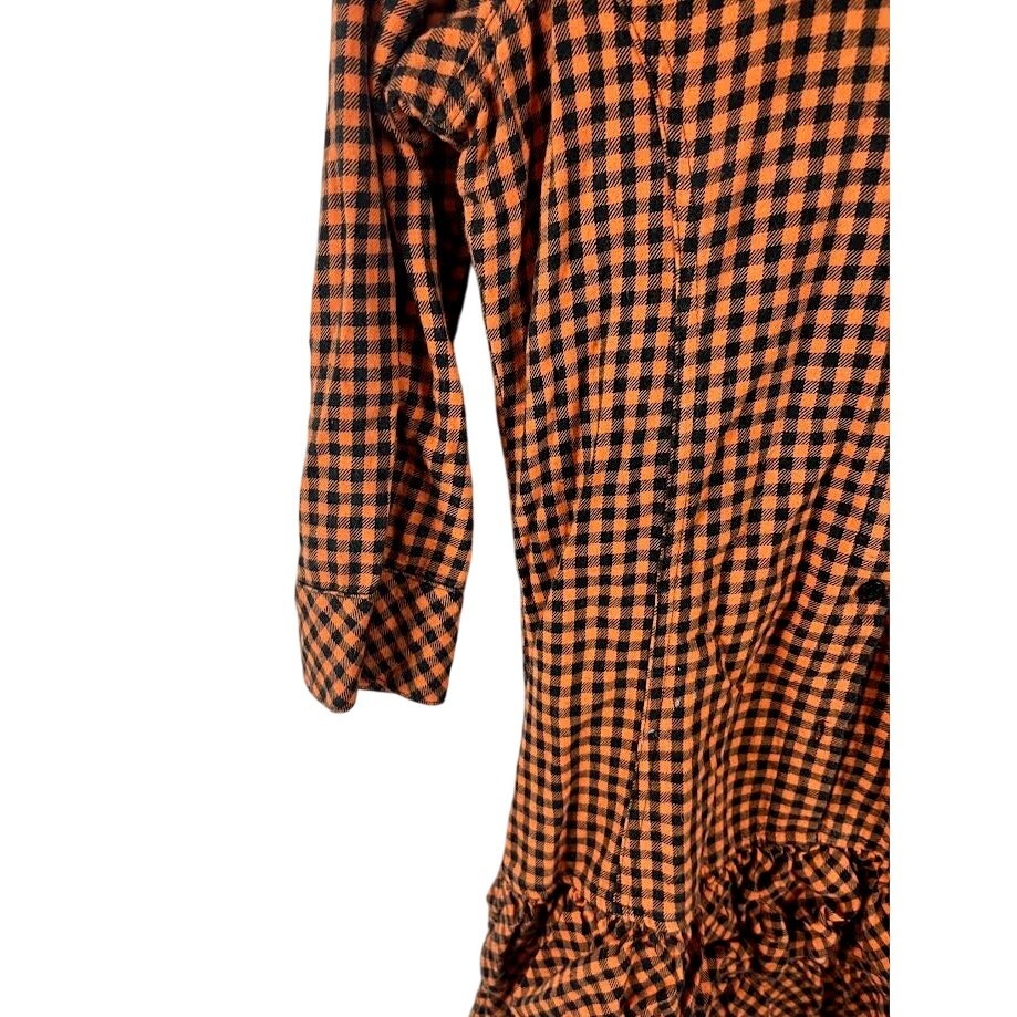 Womans Pink Florida Gators Dress Excellent Condition Orange Plaid Small (i2/18)