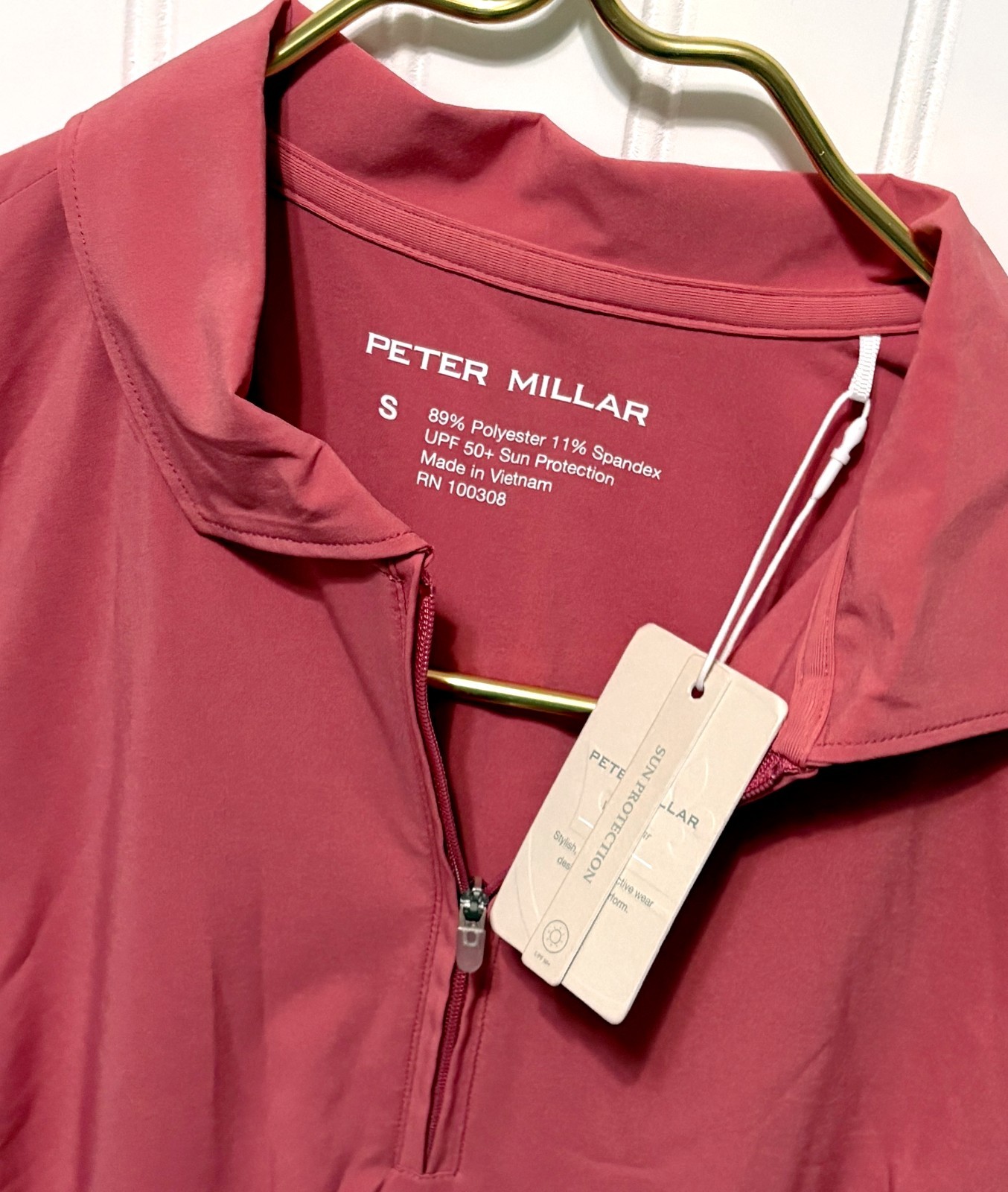 PETER MILLAR PINK Carner Lightweight Golf Dress Womens Size Small NEW WITH TAGS