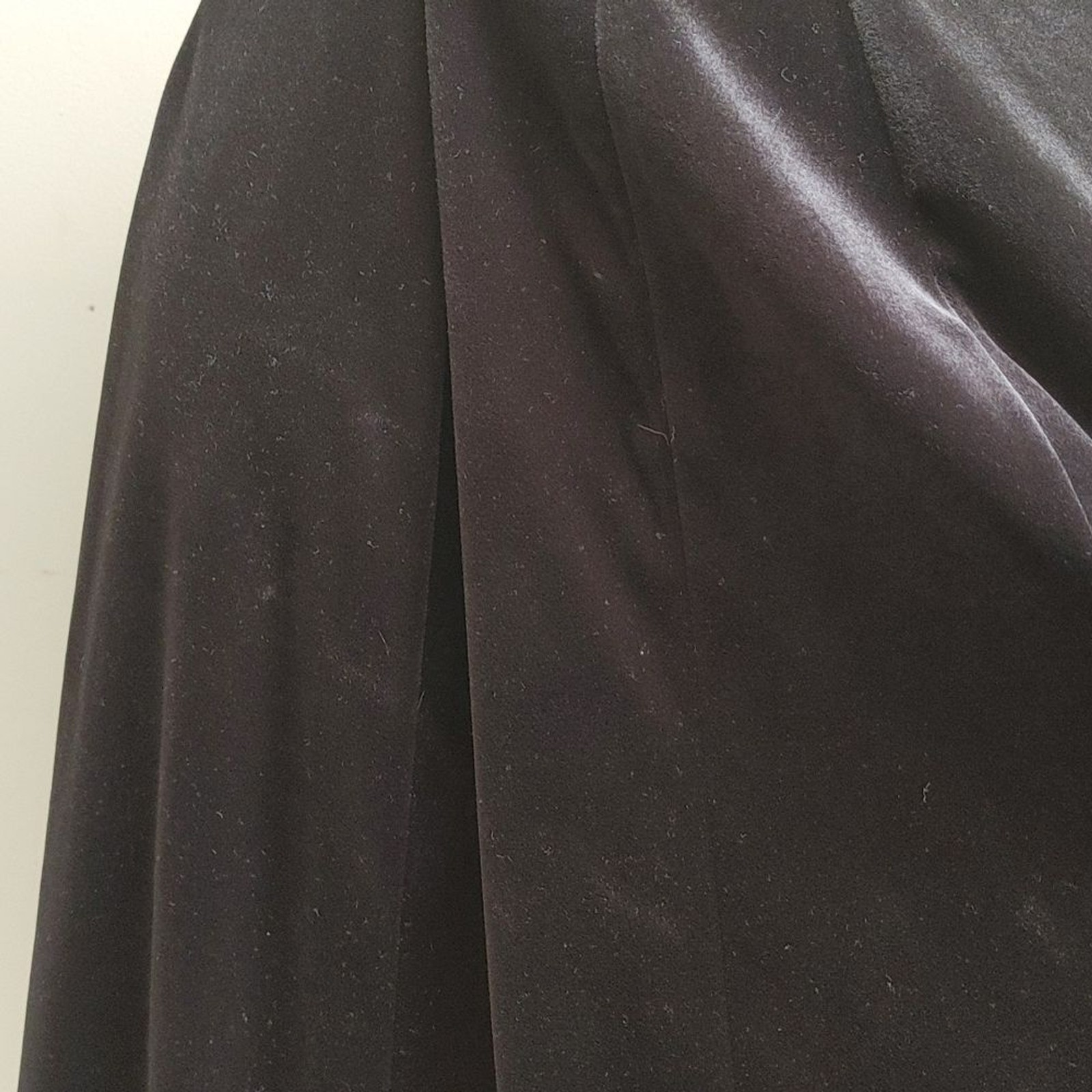 Vintage Coldwater Creek Black Velour Maxi Sleeveless Dress M