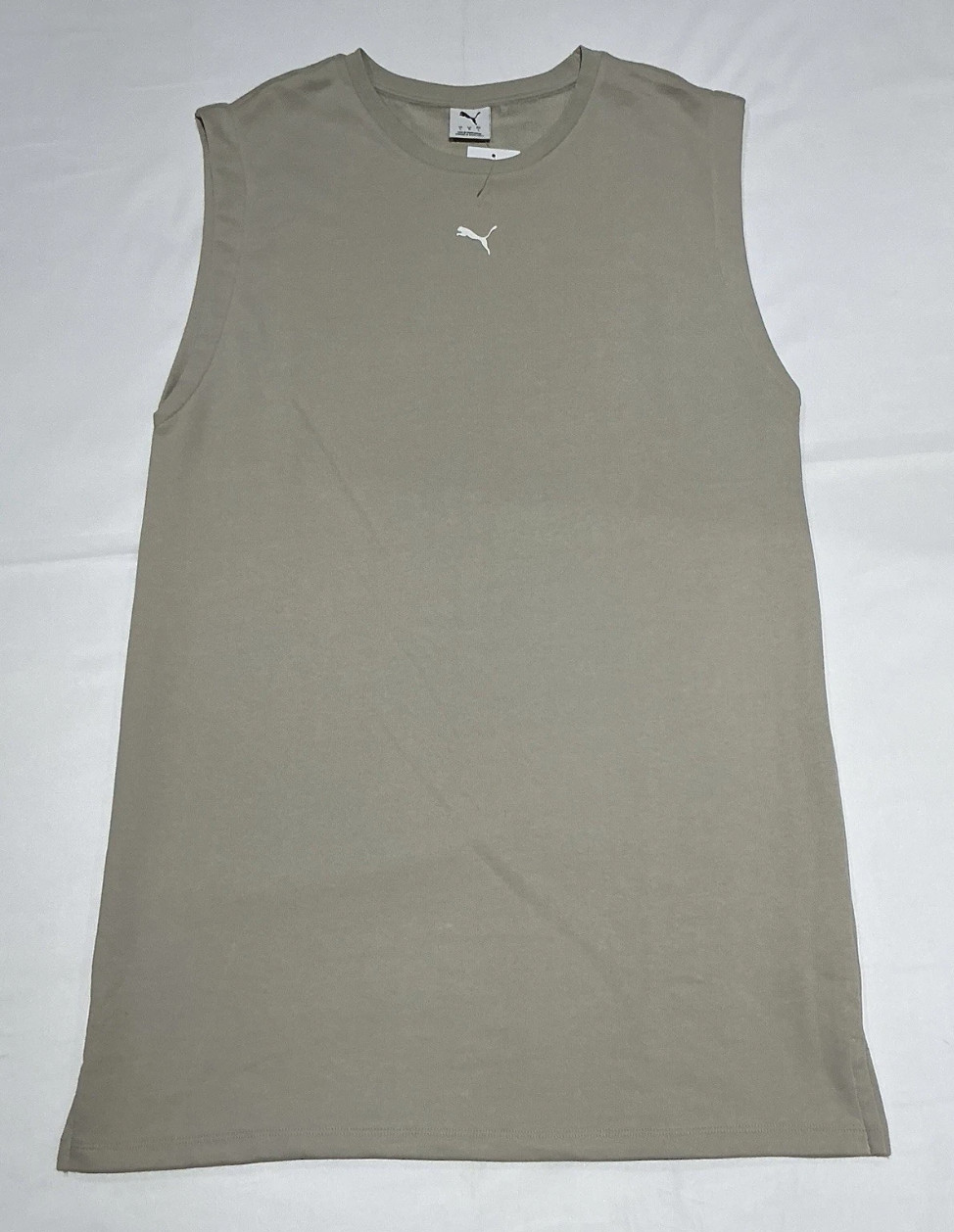 Puma Comfort Fit Dress Womens Large Tan NWT Casual Activewear Minimalist