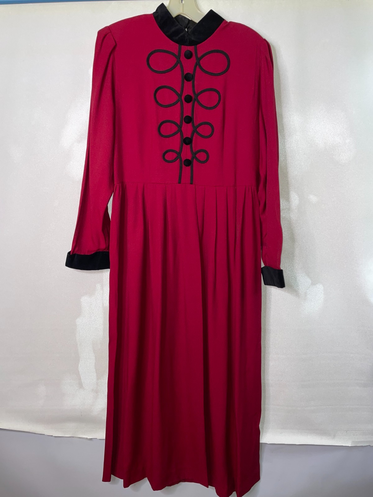 Dawn Joy Women’s Size 12 Zip Up Midi Dress CottageCore Evil Character Costume