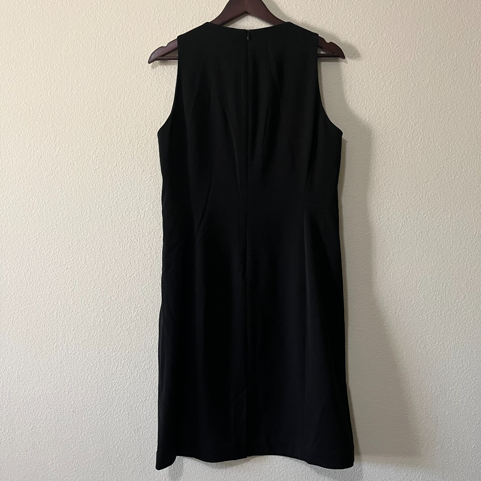 M M Lafleur Women Black Pockets Unlined Capsule Career Office Sheath Dress SZ 10