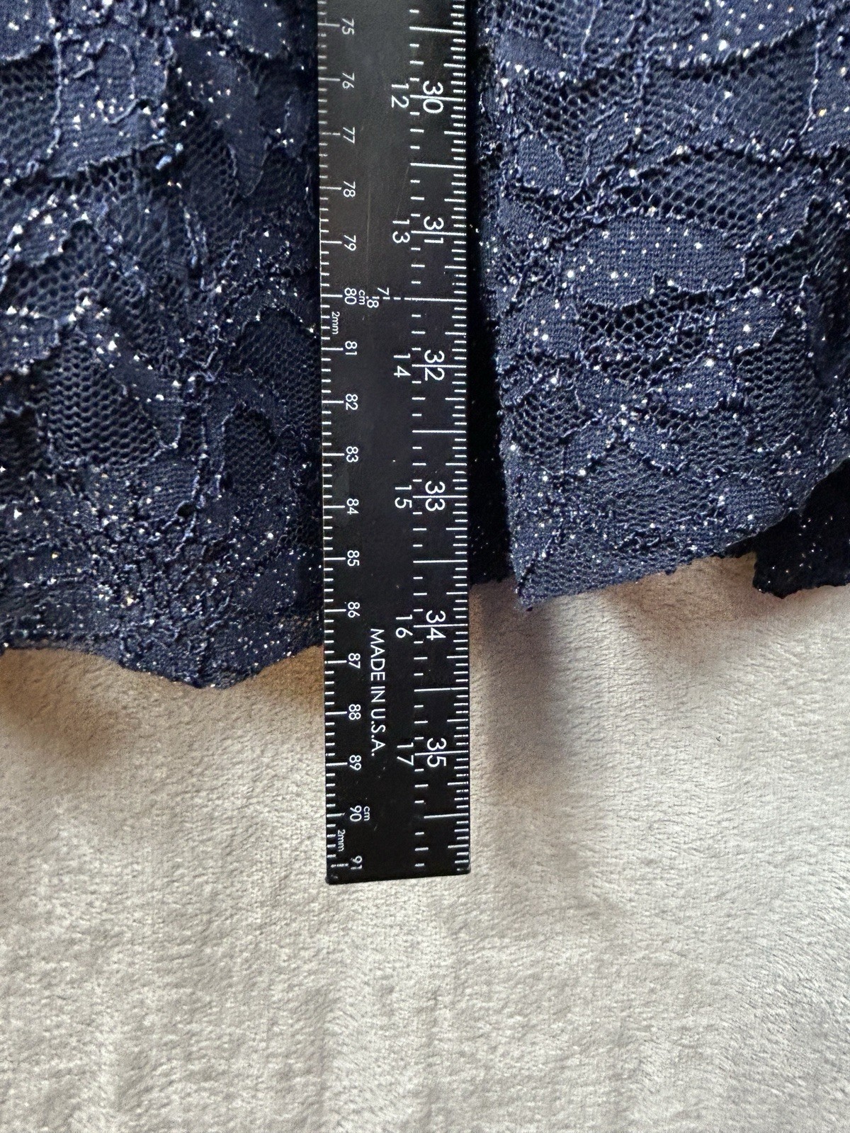 B Smart Womens Jr 3 Navy Blue Glitter Halter Party Mini Dress Whimsical Fairy