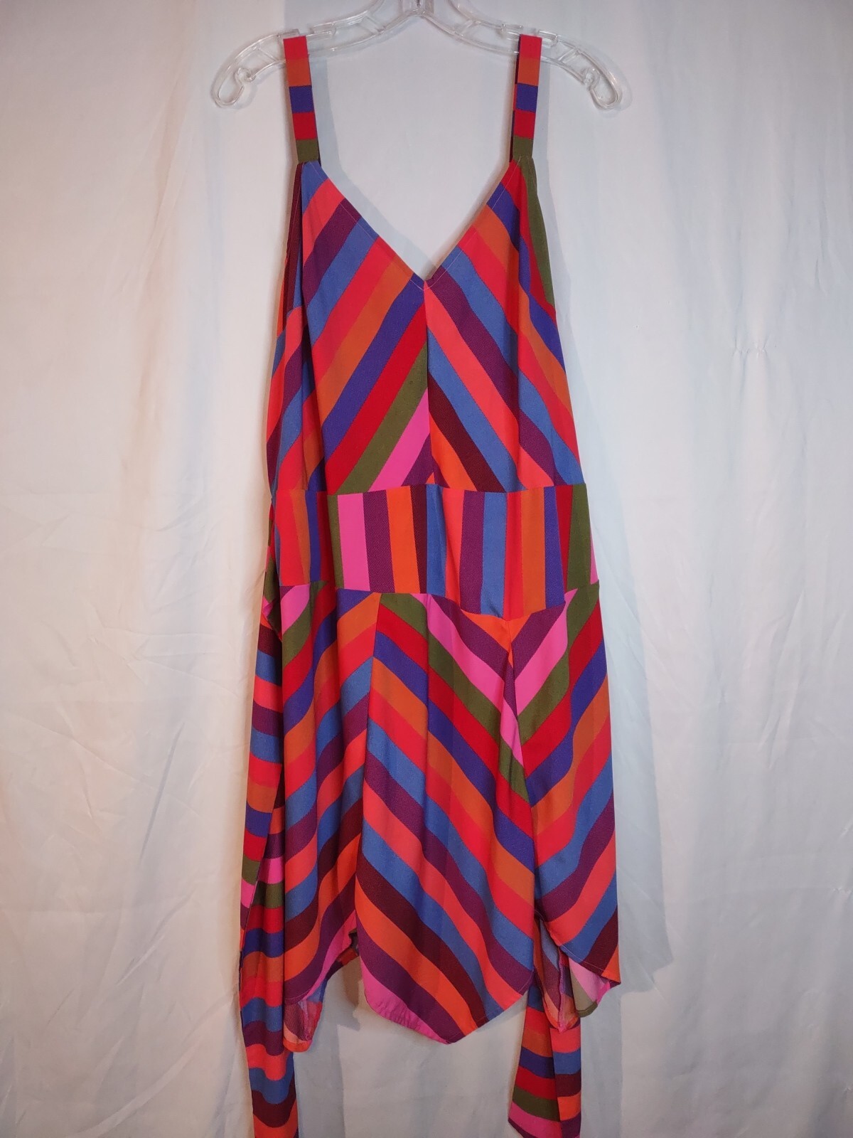 a * n * d e a w y Sundress Sleeveless Bright Multi Colors Size XXL